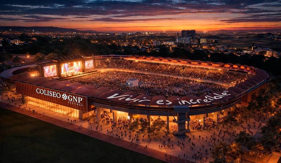 This is what the new Estadio 3 de Marzo will look like: it will become the GNP Coliseum, with numbered seating, dining options, a new diamond section, and more