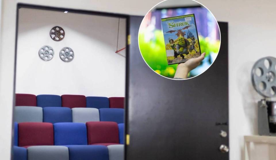 This library in Guadalajara offers a free private screening room for watching movies and TV shows