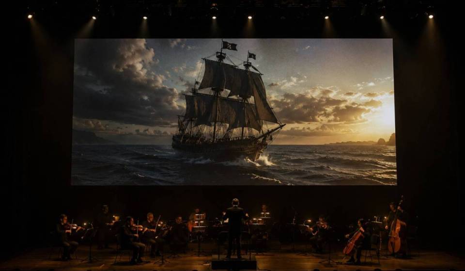 You can see Pirates of the Caribbean with a live orchestra in Guadalajara