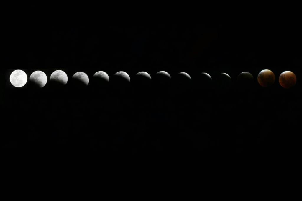 eclipse lunar parcial Guadalajara