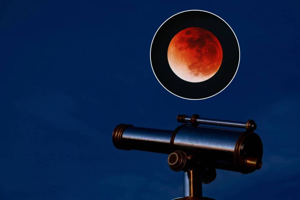 eclipse lunar en el Instituto de Astronomía de Guadalajara