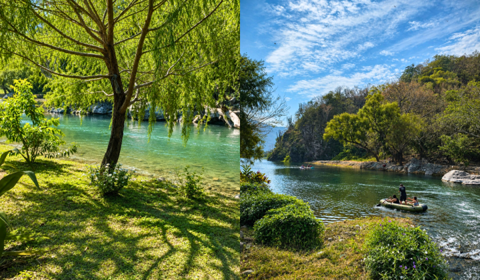 Pools, nature, and crystal-clear water for camping, kayaking, and more—just three hours from Guadalajara