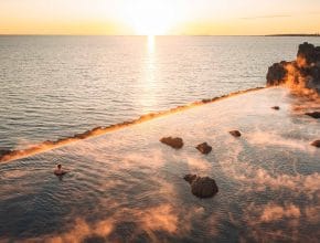 Iceland Has Opened A New Oceanfront Geothermal Lagoon With Views Of The Northern Lights