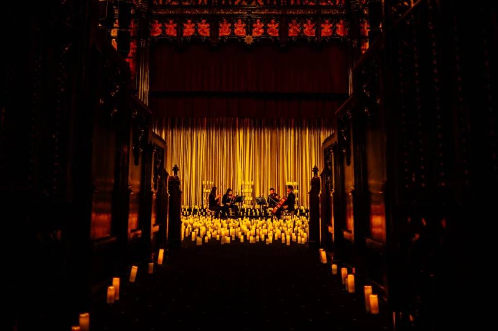candlelight concert inside historic venue in indianapolis