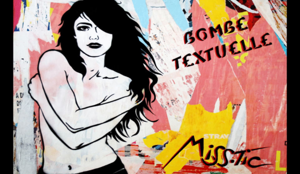 Street art : à la découverte de Miss Tic, la bombe textuelle !