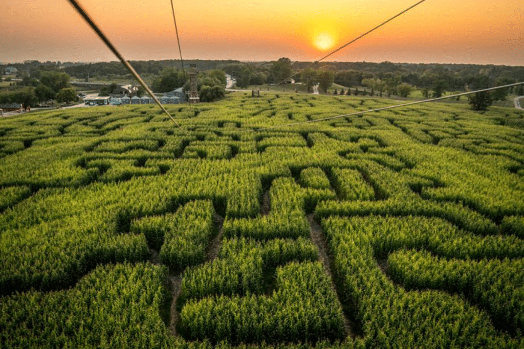Insolite : un labyrinthe géant dans un champ de maïs près de Lille !