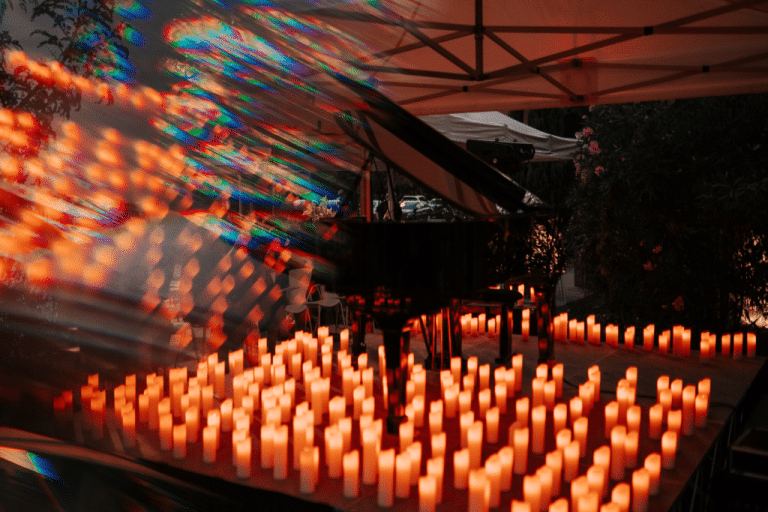 Les concerts Candlelight Open Air au musée d'art moderne de Lille