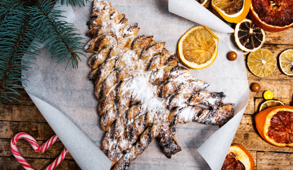 Recette : le sapin de Noël feuilleté au chocolat !