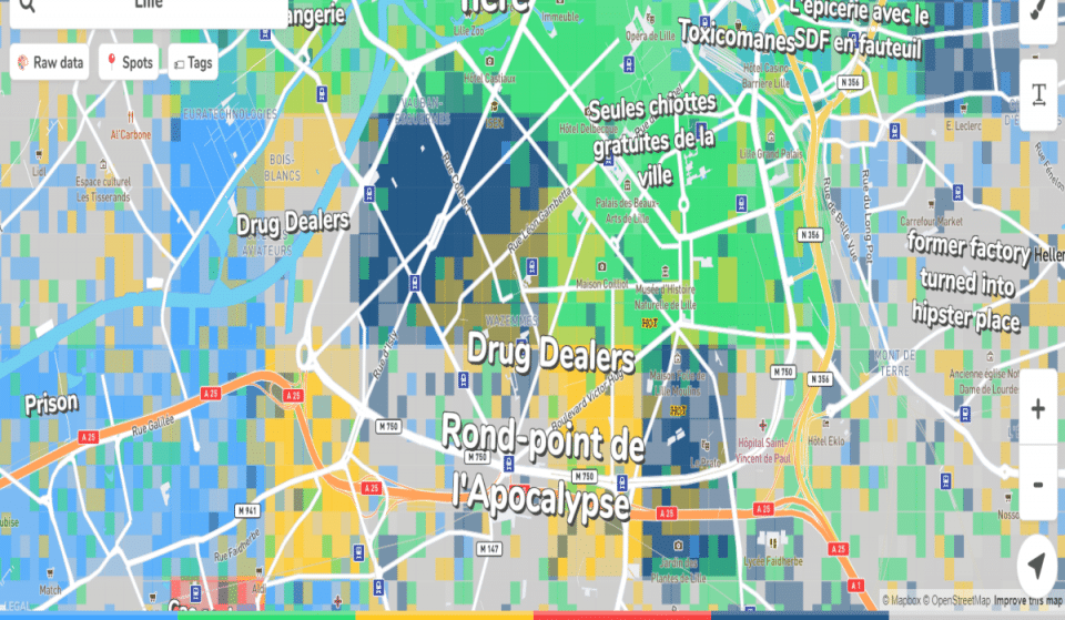 Hoodmaps : la carte interactive et collaborative qui caricature Lille !
