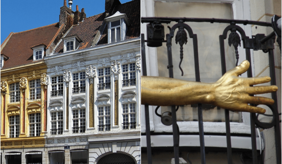 Que se cache-t-il derrière le mystérieux bras d&rsquo;or de la rue de la Grande Chaussée à Lille ?