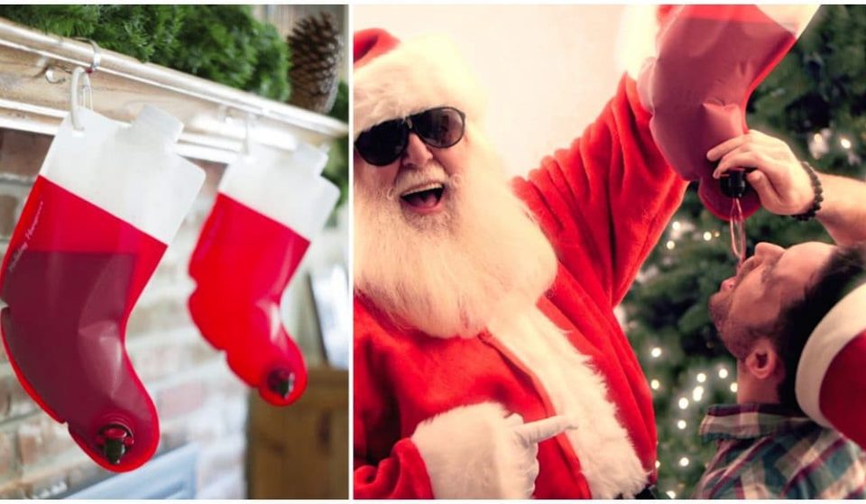 Insolite : des chaussettes de Noël Cubi à suspendre sur la cheminée !