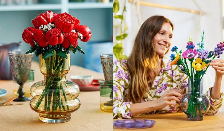 Des fleurs LEGO® distribuées à vélo pour la Saint-Valentin : découvrez leur parcours pour être sûr ne pas les manquer