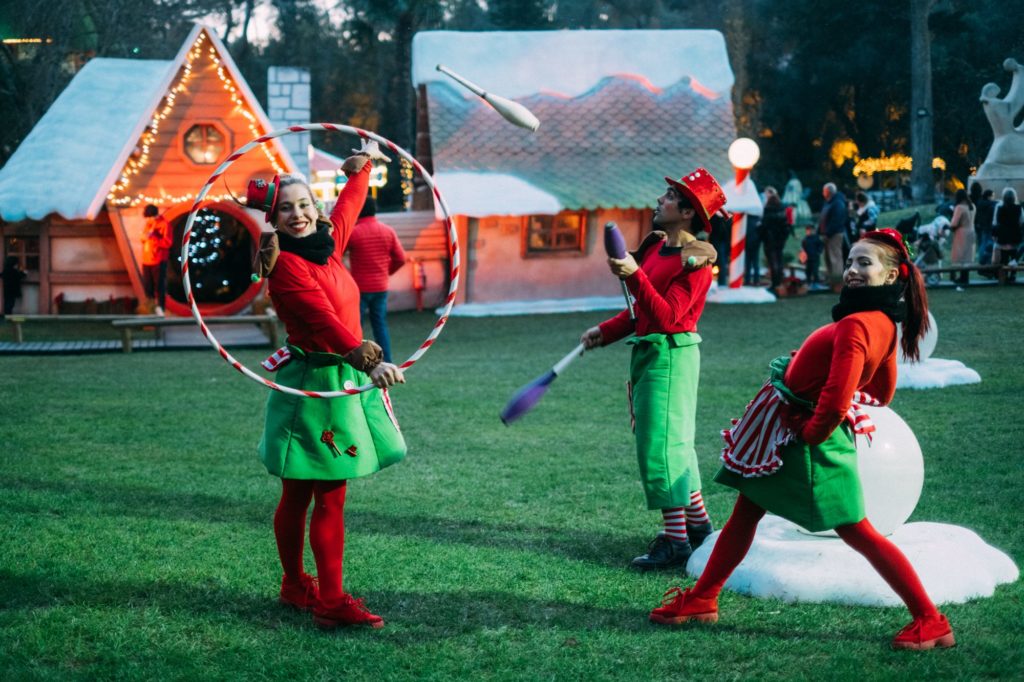 espetáculo de duendes na Cascais Vila Natal