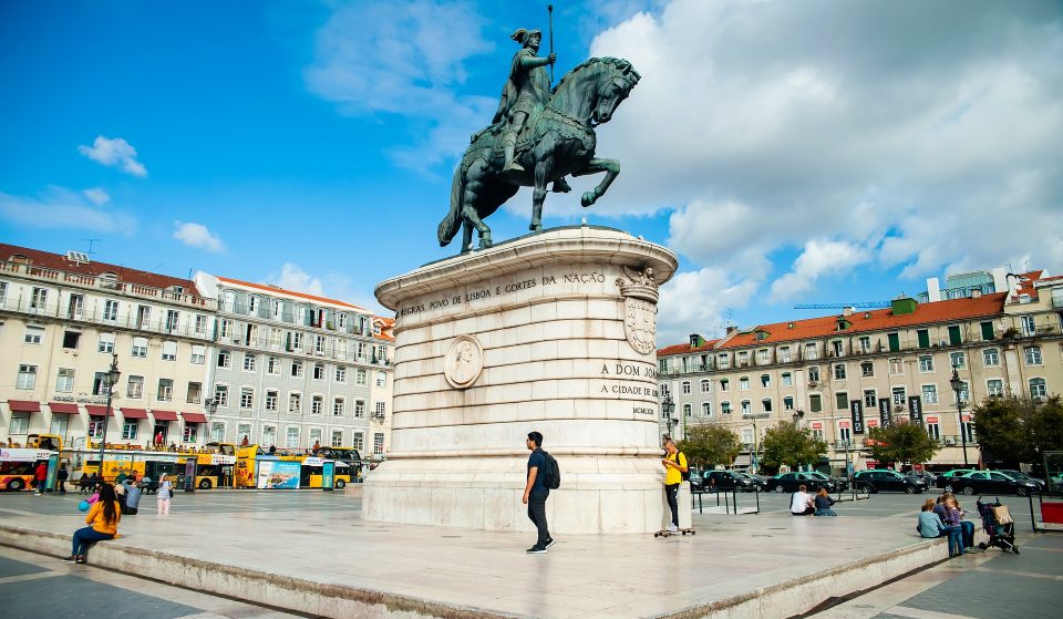 Estátuas de Lisboa: Rei D. João I, na Praça da Figueira