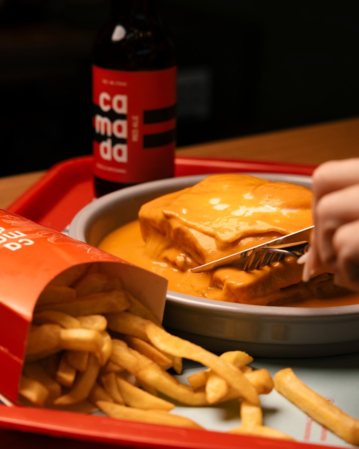 francesinha en couche 
