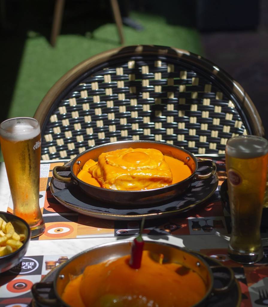 la francesinha en el restaurante DOTE 
