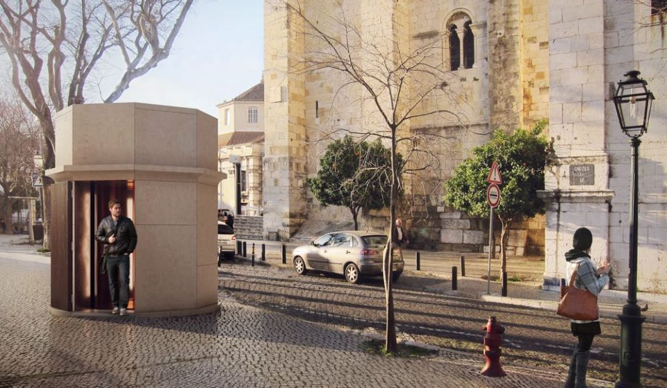 Há um novo elevador entre o Campo das Cebolas e a Sé de Lisboa