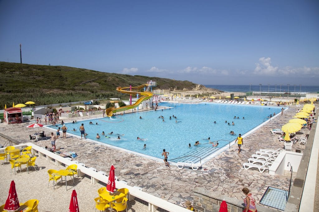 people in a pool in Lisbon