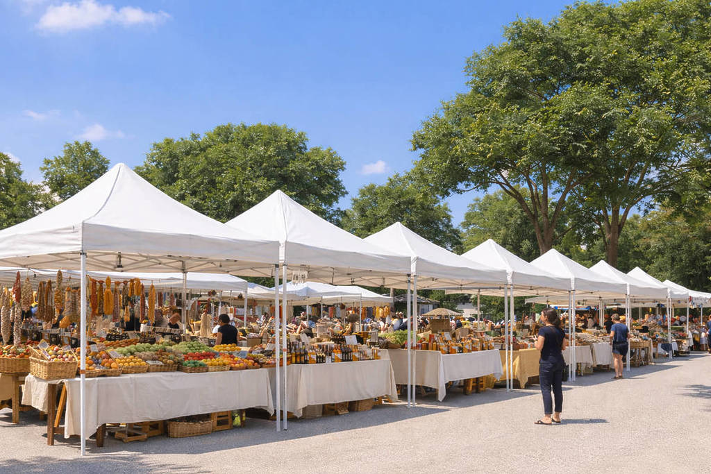 mercato alimentare alla LX Factory di Lisbona