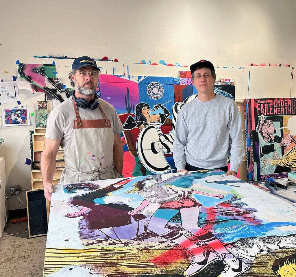Ausstellung des Künstlerduos FAILE (Patrick McNeil und Patrick Miller) in der Galerie Underdogs