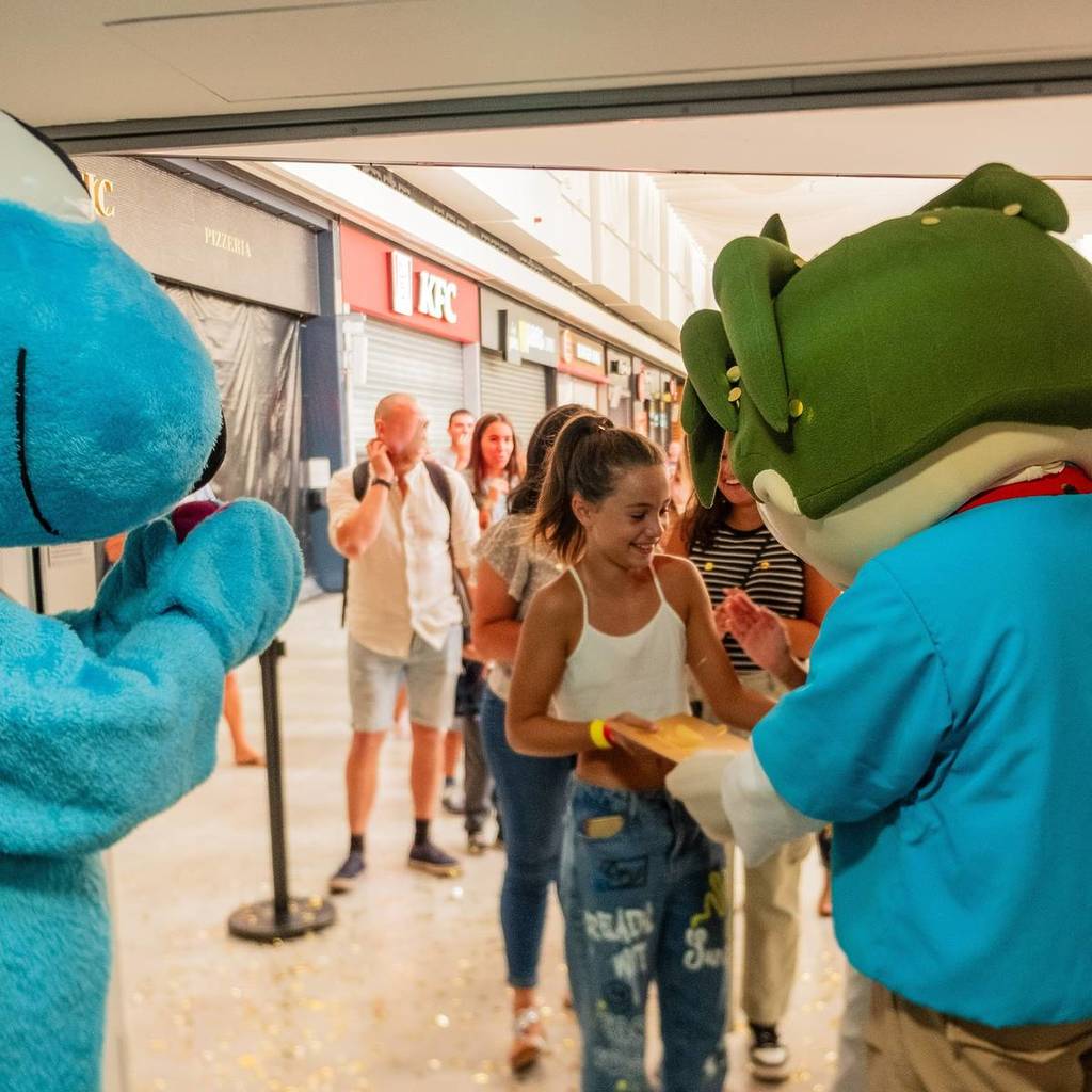 crianças a entrar na kidzania