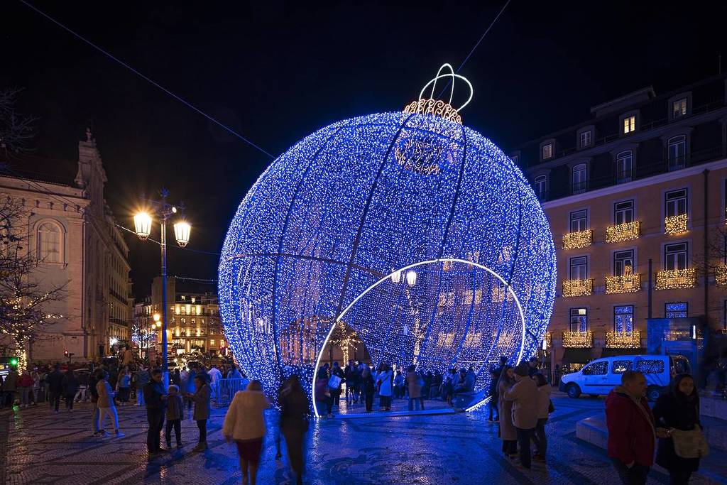 Christmas Lights In Lisbon Photos And Videos