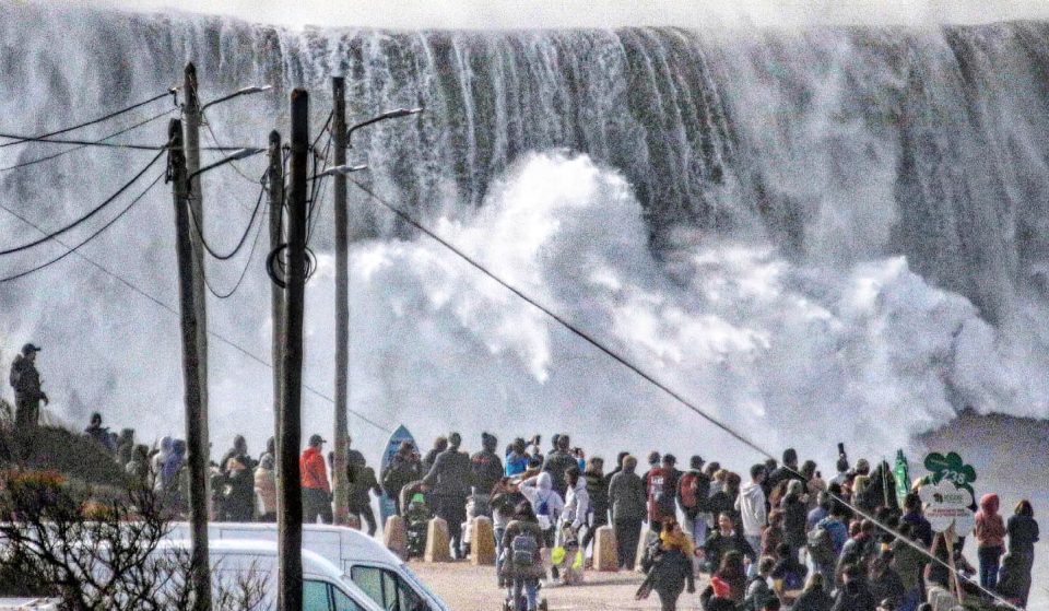 Campeonato de ondas grandes da Nazaré já está a decorrer