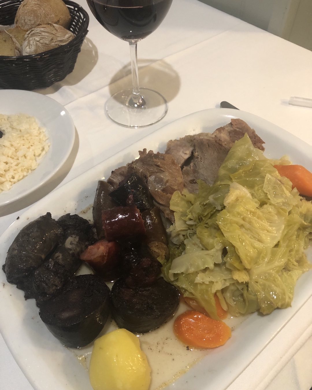 cozido à portuguesa no restaurante Belmiro