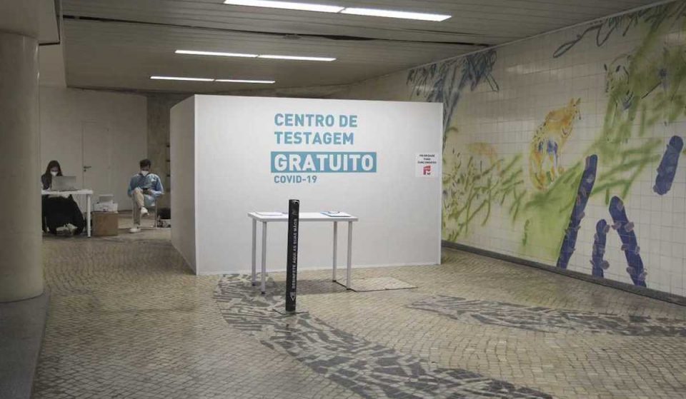 Metro de Lisboa dispõe de postos de testagem gratuitos à Covid-19