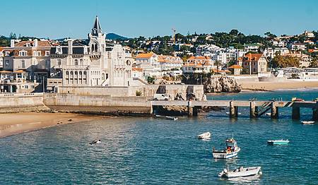 vista da baía de cascais