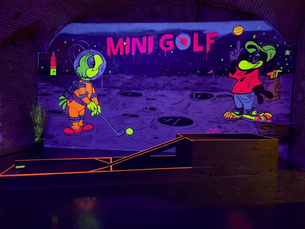 pista do indoor minigolf de lisboa
