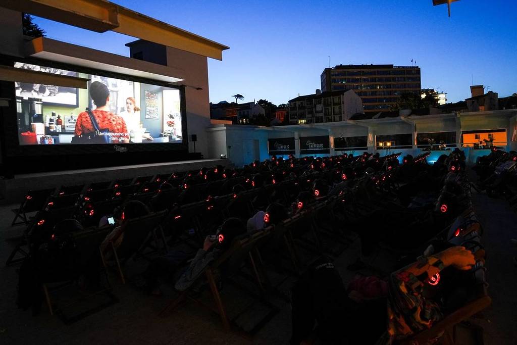 Open-Air-Kino im cinecapitólio in lissabon