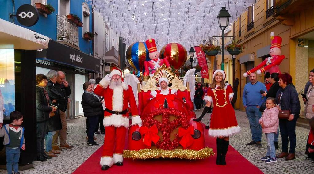 trenó do pai natal em águeda