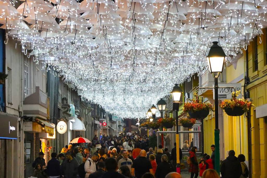 trenó do pai natal em águeda
