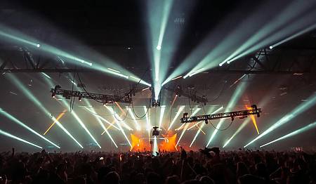 music concert stage in lisbon