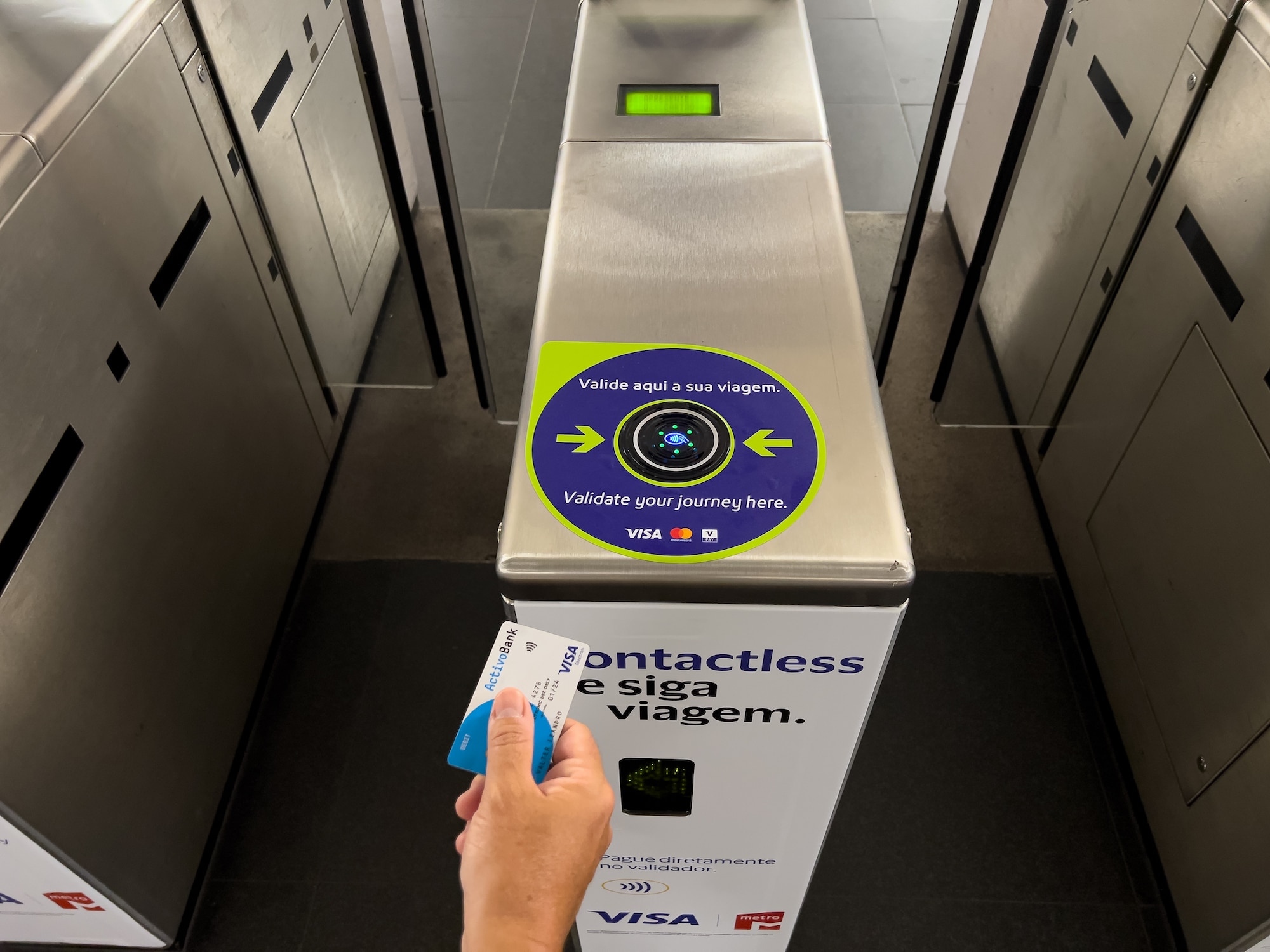 Contactless é a nova forma de pagamentos automáticos no Metro