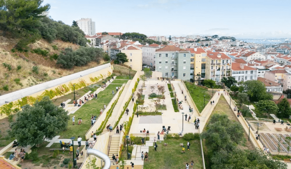 Lisboa tem um novo jardim, com vários equipamentos para todas as idades