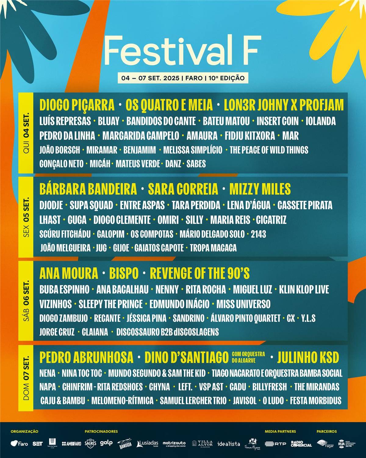 cartaz do festival f, em faro