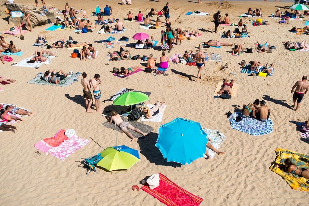 pessoas na praia