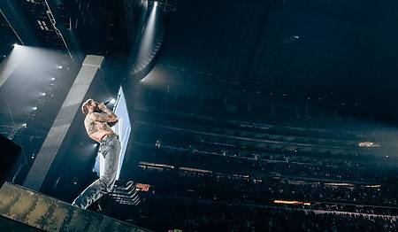 post malone num concerto ao vivo