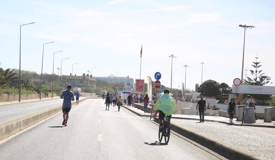 Nur an einem Sonntag: 15 km der Uferpromenade zwischen Lissabon und Cascais werden für Autos gesperrt und verwandeln sich in ein Freiluft-Fitnessstudio