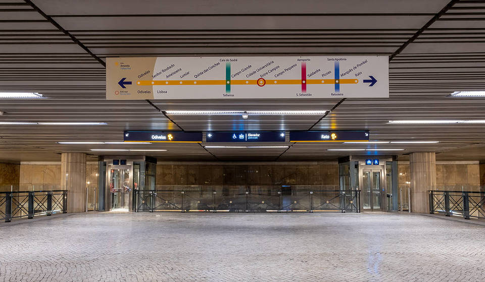 Metro de Lisboa descarrila em Alvalade e deixa linhas Amarela e Verde interrompidas