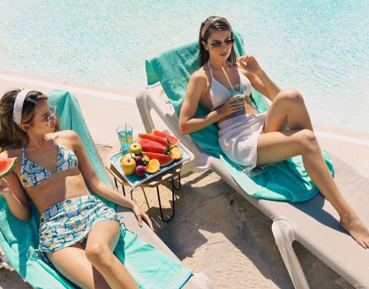 mulheres na piscinas oceânicas, arriba guincho