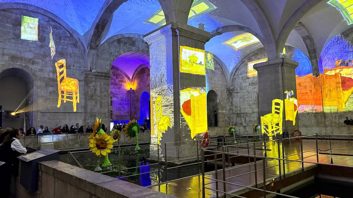 exposição imersiva Living Van Gogh em Lisboa