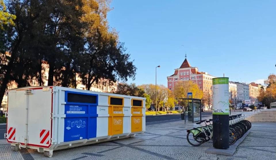 La municipalité de Lisbonne installe des conteneurs de ressources pendant la grève
