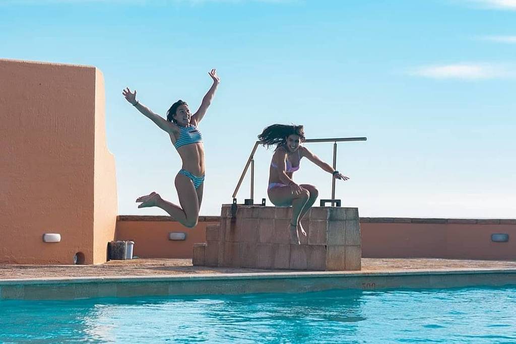 piscines d'eau de mer, arriba guincho