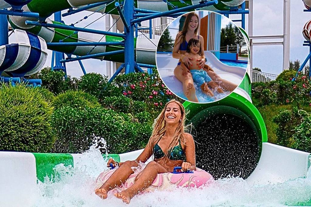 pessoas no aqualand algarve