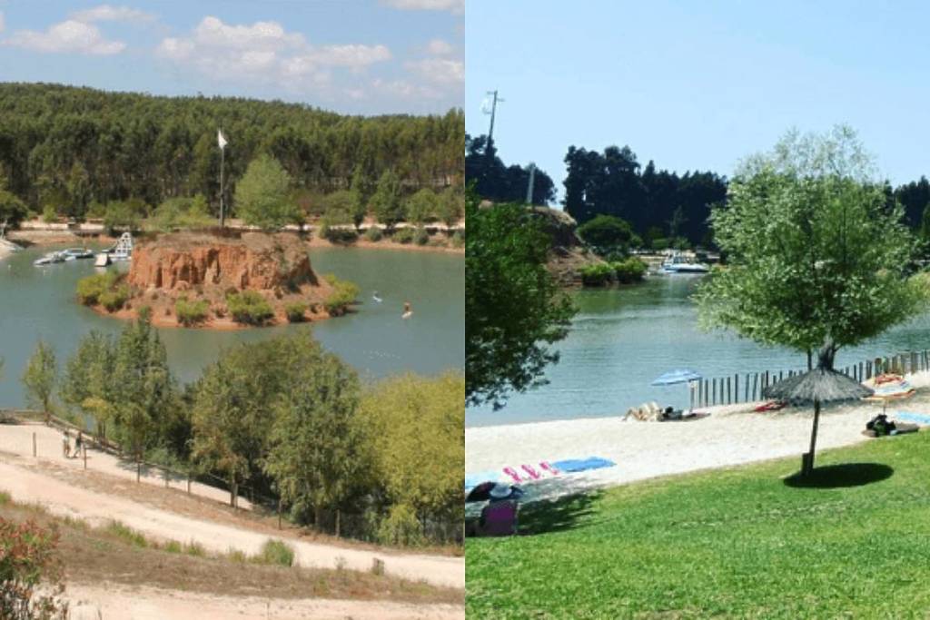 Images of the Lagoa do Falcão Water Park in Torres Vedras