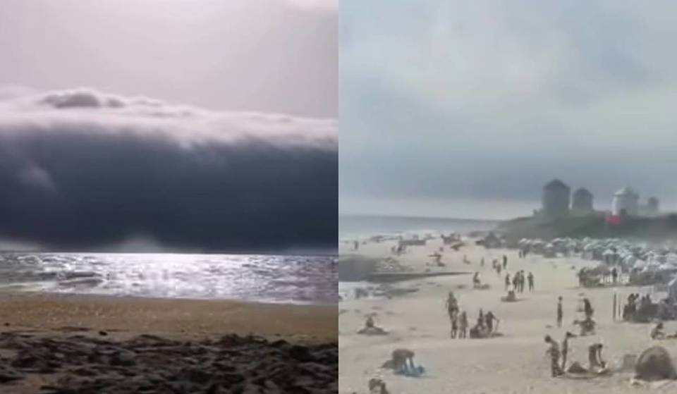 2 fenómenos meteorológicos surpreendem Portugal nos últimos dias: nuvem rolo e tempestade súbita