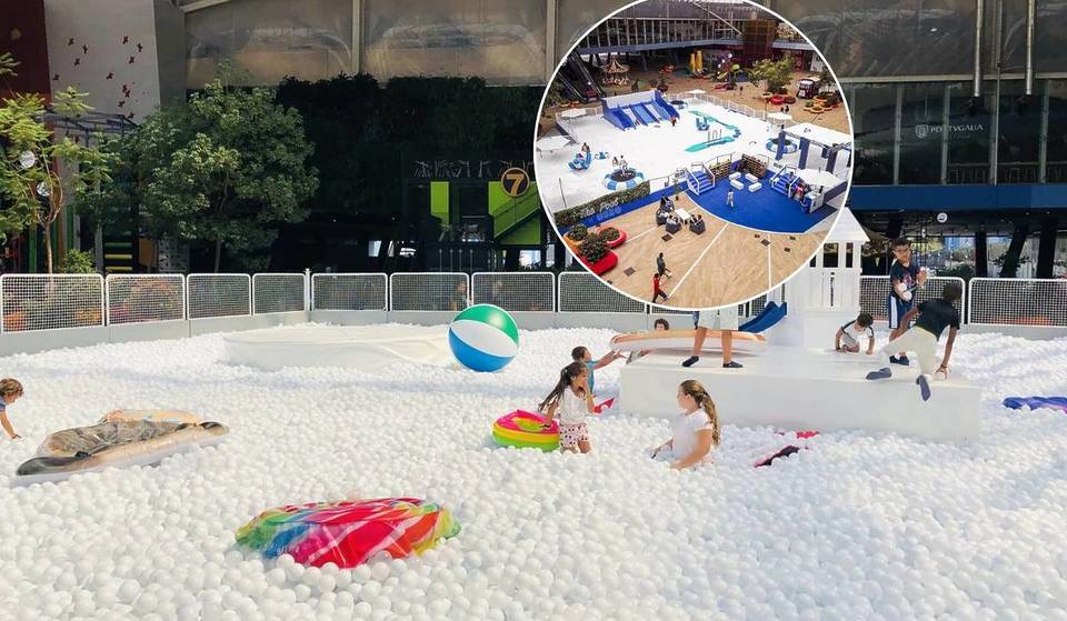 Cet été, une piscine de 360 000 balles pour tous les âges se trouve à proximité immédiate de Lisbonne.